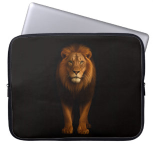 Funda para portátil Black 4 Luxe, León Majestuoso