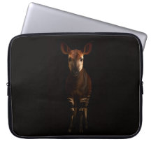 Funda para portátil Black 4 Luxe, Okapi del bosque