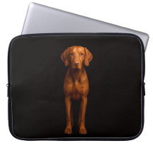 Funda para portátil Black 4 Luxe, perro ágil Vizsl