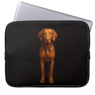 Funda para portátil Black 4 Luxe, perro ágil Vizsl
