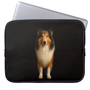 Funda para portátil Black 4 Luxe, perro Collie Lea