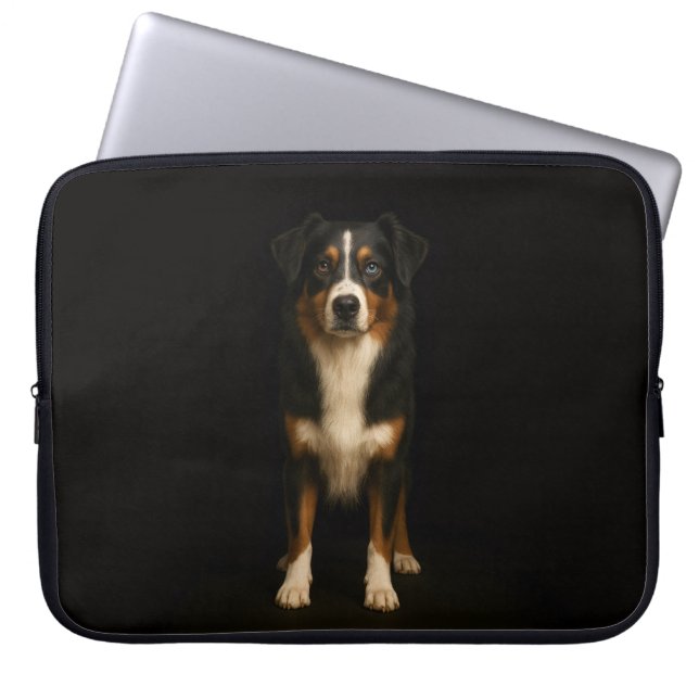 Funda para portátil Black 4 Luxe, perro pastor aus (Frente)