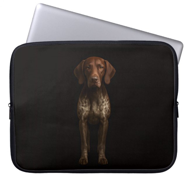 Funda para portátil Black 4 Luxe, perro Pointer al (Frente)