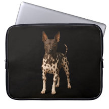 Funda para portátil Black 4 Luxe, perro Terrier si