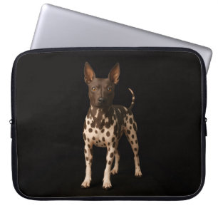 Funda para portátil Black 4 Luxe, perro Terrier si