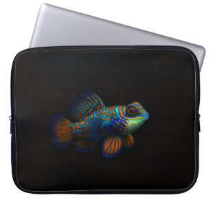 Funda para portátil Black 4 Luxe, pez mandarín Dra