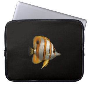 Funda para portátil Black 4 Luxe, Pez mariposa del