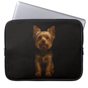 Funda para portátil Black 4 Luxe, Yorkshire Terrie