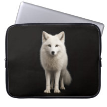 Funda para portátil Black 4 Luxe, Zorro Ártico Mar
