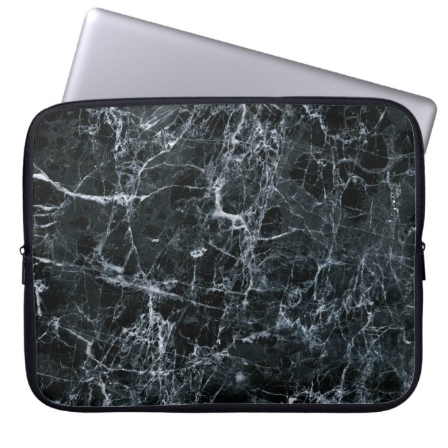 Funda Para Portátil Black Marble Texture (Frente)