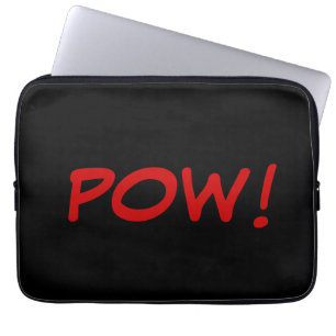 Funda Para Portátil Black White Red Pow. Histórico retro vintage