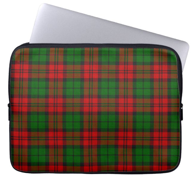 Funda Para Portátil Blackwatch Campbell Tartan Red Green Plate (Frente)