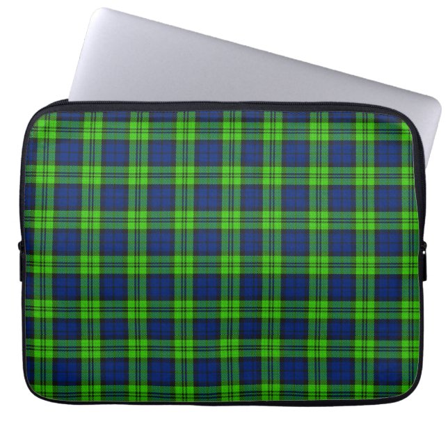 Funda Para Portátil Blackwatch Plaid Tartan (Frente)