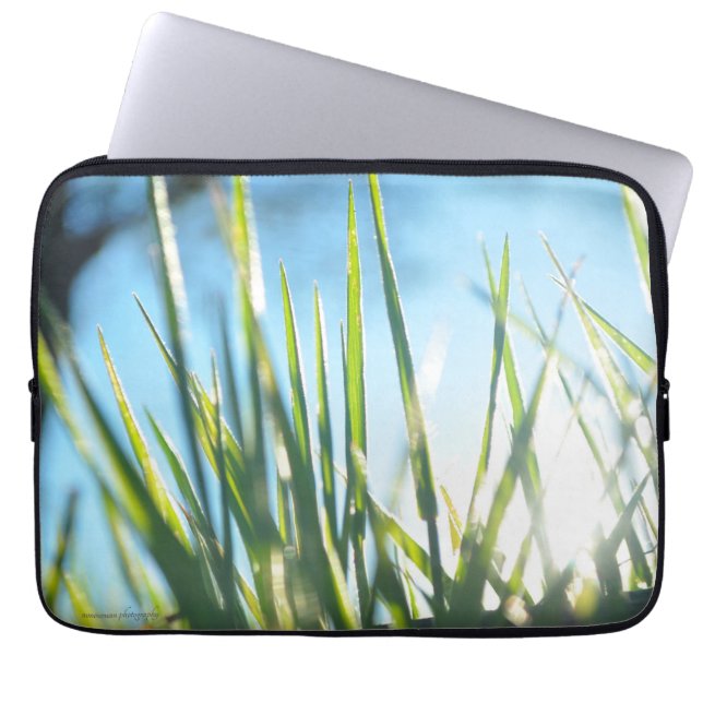 Funda Para Portátil Blades iluminados por el sol (Frente)