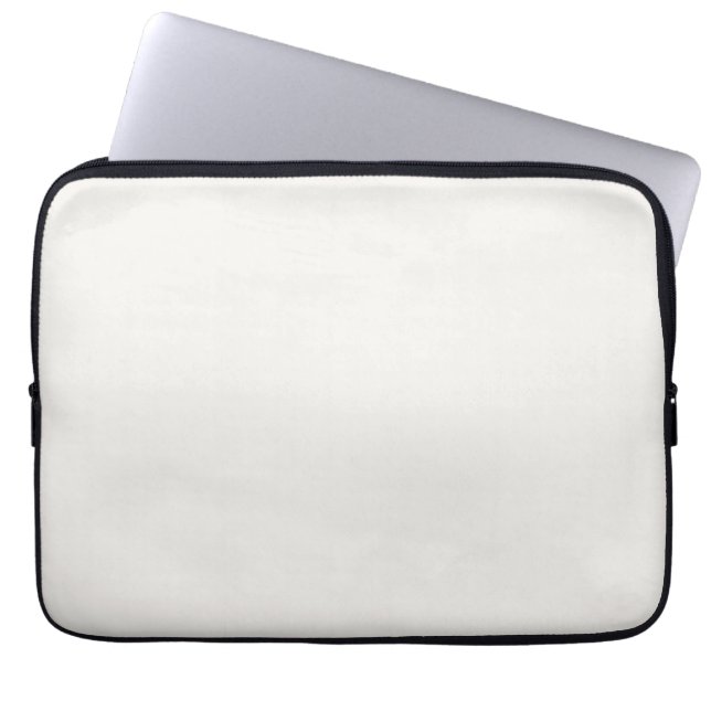Funda Para Portátil Blanco de lino, blanco roto (Frente)