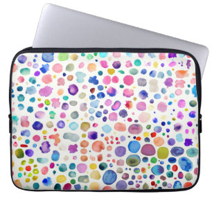 Funda Para Portátil Blancos de color de agua