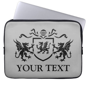 Funda Para Portátil Blasón de encargo del dragón