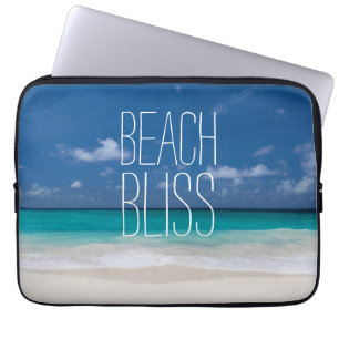 Funda Para Portátil Bliss acuático de color turquesa