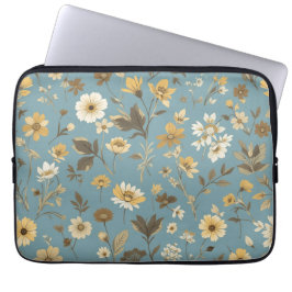 Funda Para Portátil Bloom azul del jardín