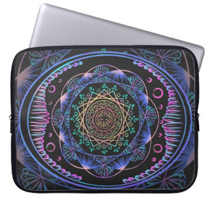 Funda Para Portátil Bloom galáctico Mandala