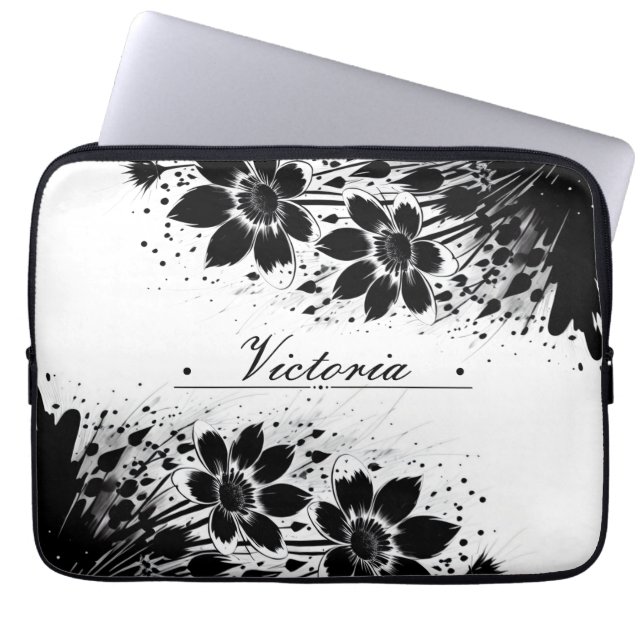 Funda Para Portátil Bloom salpicado de tinta (Frente)