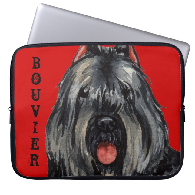 Funda Para Portátil Bloque de color Bouvier (Frente)