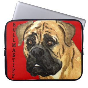 Funda Para Portátil Bloque de color Bullmastiff