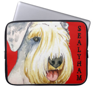 Funda Para Portátil Bloque de color Sealyham Terrier