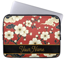 Funda Para Portátil Blossom Nouveau | Elegant Floral Custom
