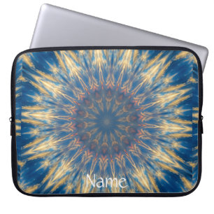 Funda Para Portátil Blue Chakra Kaleidoscope Thunder_Cove