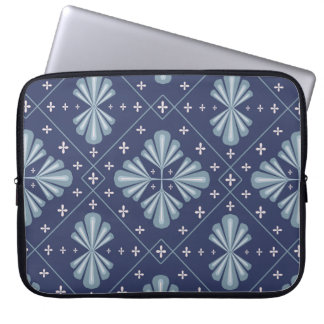 Funda Para Portátil Blue Geometric shapes Pattern