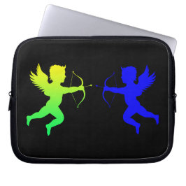 Funda Para Portátil Blue Green Boy Angles Neoprene Laptop Sleeve