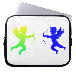 Funda Para Portátil Blue Green Boy Angles Neoprene Laptop Sleeve