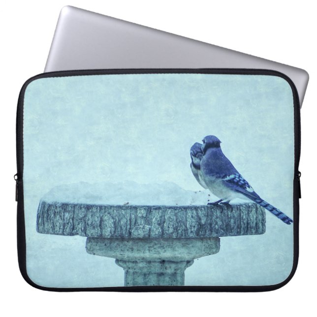 Funda Para Portátil Blue Jays Wineding Feeding Painterly (Frente)
