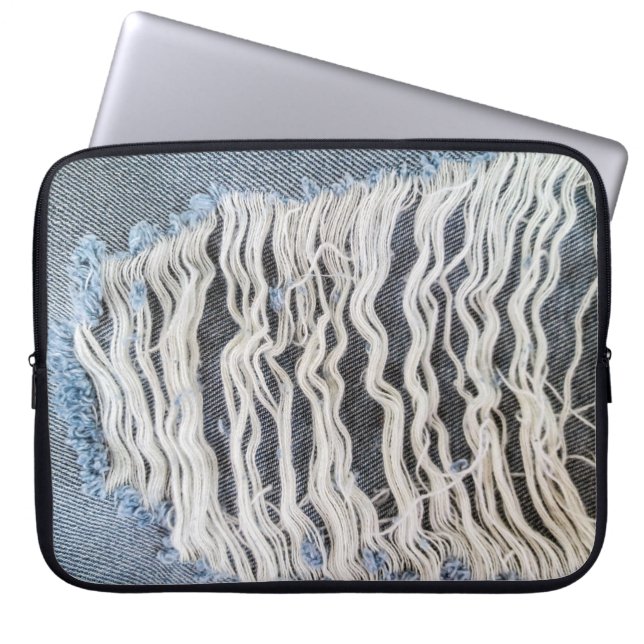 Funda Para Portátil Blue Jean Hole (Frente)