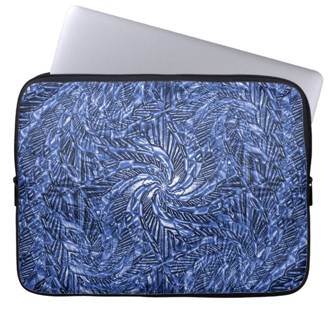 Funda Para Portátil Blue Jean swirl... (Frente)