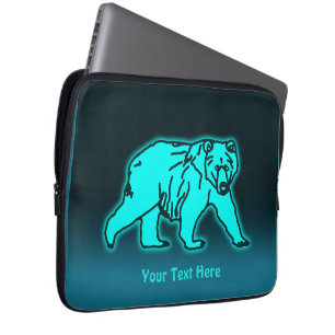 Funda Para Portátil Blue Kodiak Bear