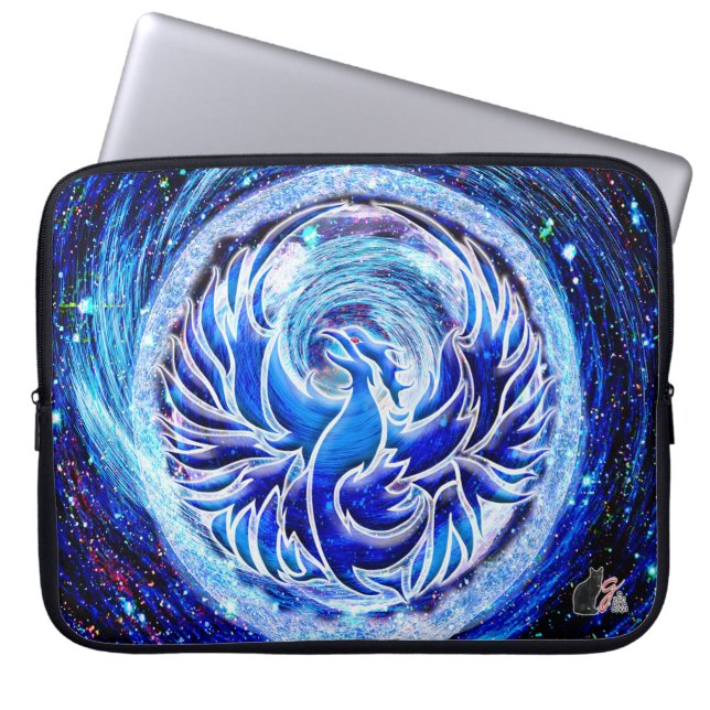 Funda para portátil Blue Phoenix de 15" (Frente)
