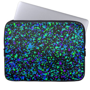 Funda para portátil Blue Splatter