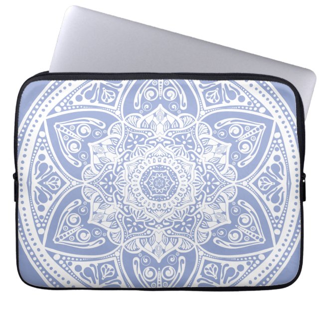 Funda Para Portátil Blueberry Mandala (Frente)