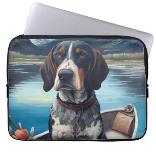 Funda Para Portátil Bluetick Coonhound en una paleta: Una aventura esc