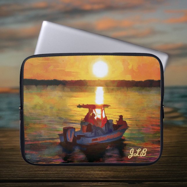 Funda Para Portátil Boating to the Sunset Neoprene Laptop Sleeve (Subido por el creador)
