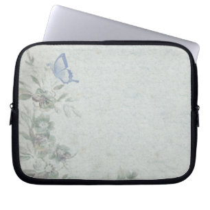 Funda Para Portátil Boda Azul Floral Vintage