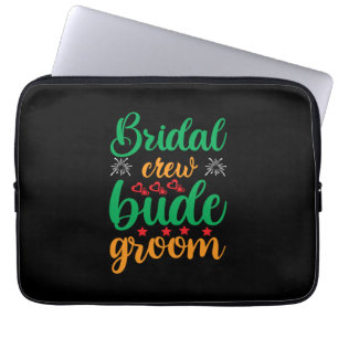 Funda Para Portátil Boda Bridal Crew Groom