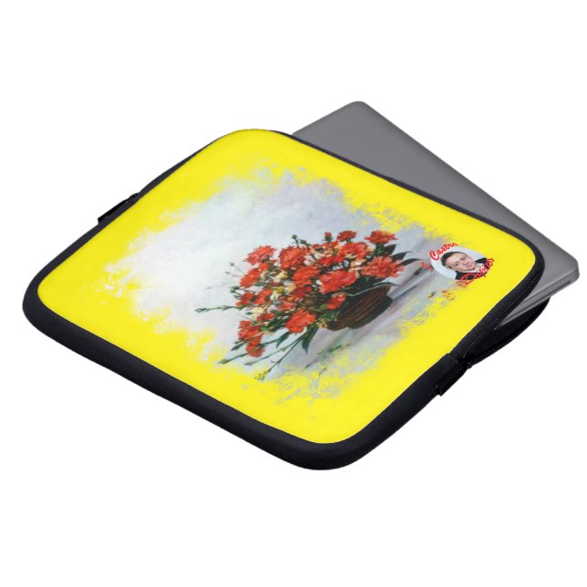 Funda Para Portátil Bodegón de flores/Bodegón de flores (Superior anverso)