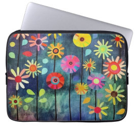 Funda Para Portátil Bohemian Flowers Colorful