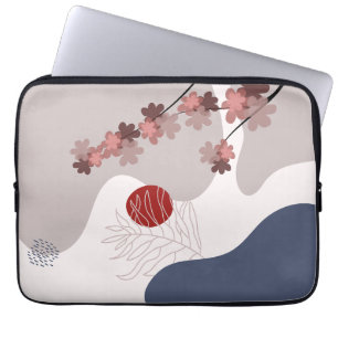 Funda Para Portátil Boho azul magenta