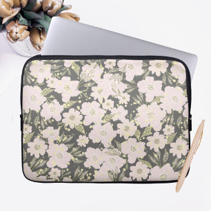 Funda Para Portátil Boho Flray Gray Butter Yellow Pink Design