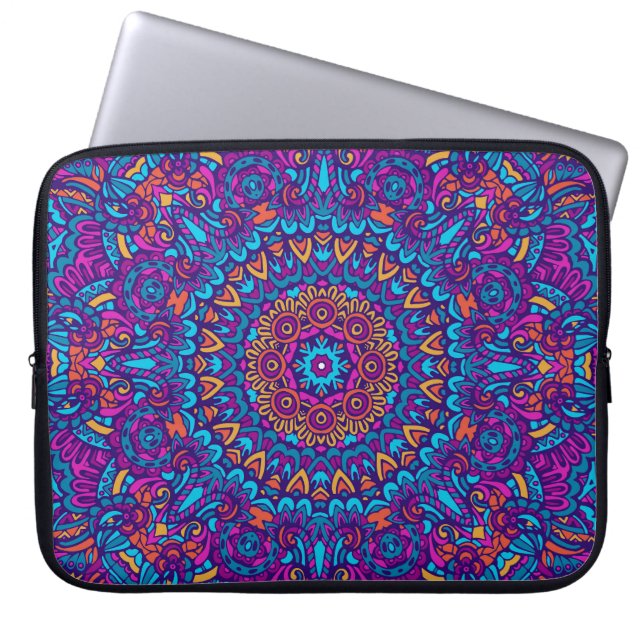 Funda Para Portátil Boho Print Laptop Sleeve (Frente)
