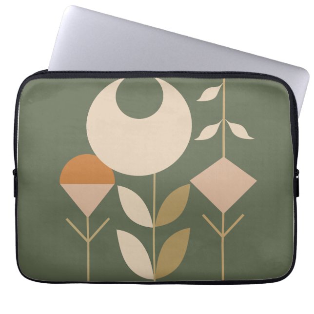 Funda Para Portátil Boho Resumen Lily (Frente)